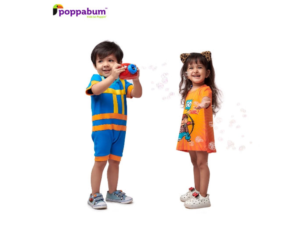 Sustainable, premium kids brand 'Poppabum' introduces pop art clothing