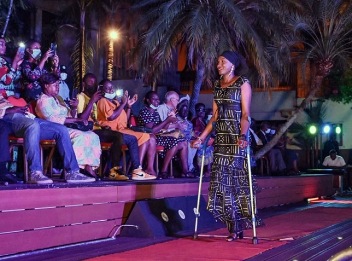 On the catwalk in Ivory Coast, disabled models are smashing taboos