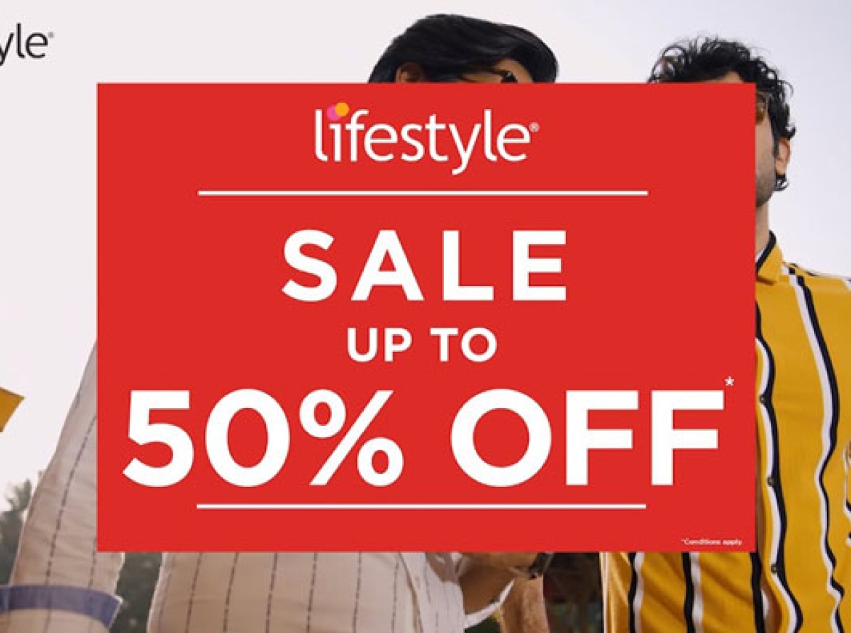 Lifestyle sale features top brands
