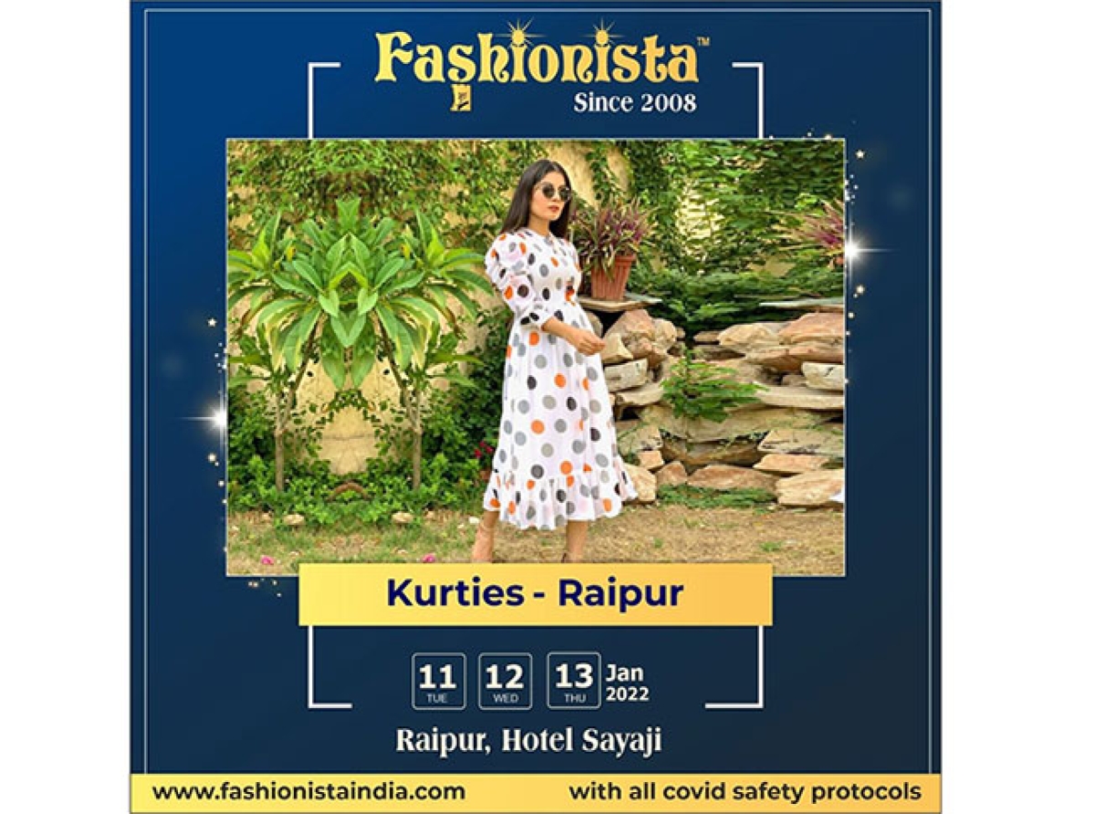 Fashionista to begin shopping fair From January 11 to 13, 2022 at Raipur