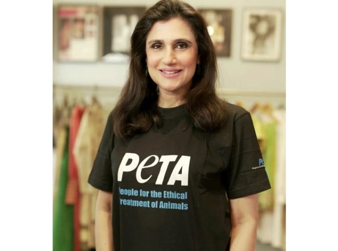 Rinka Dhaka: joins PETA campaign to protest against leather use