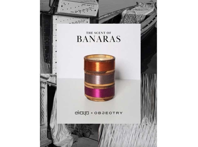 Ekaya launches Banarasi saree-inspired scented candles range with Objectry