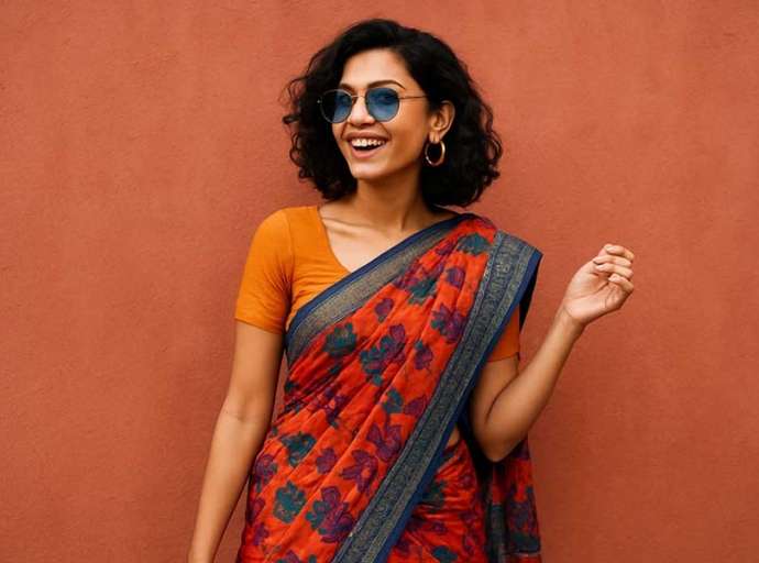 Six yards, infinite possibilities, the business of the modern Indian sari
