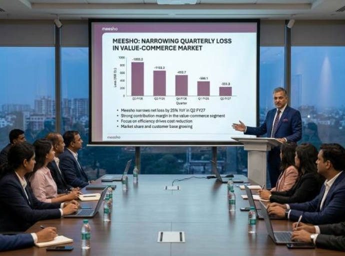 Value-commerce market experiences margin reset as Meesho narrows quarterly loss