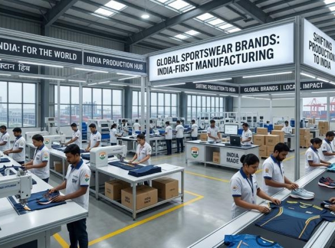 Global sportswear brands shift to local production in India